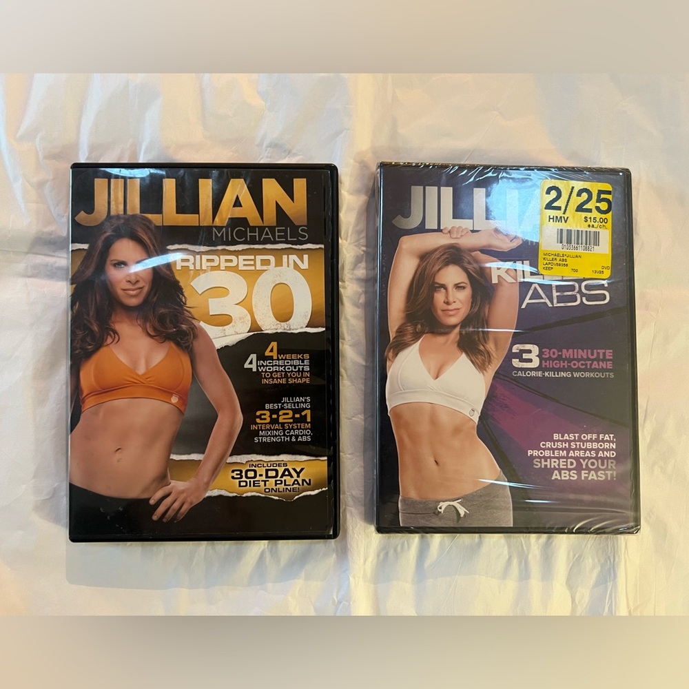 Work out DVD’s Jillian Michaels